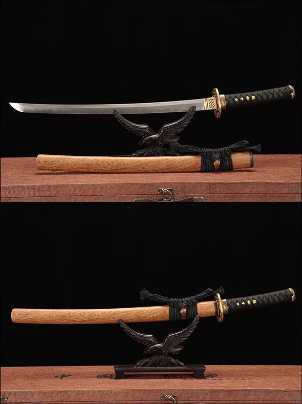 Pack Katana & Tanto & Wakizashi - Nomu - Damascus steel & Genuine Hamon - Image 6